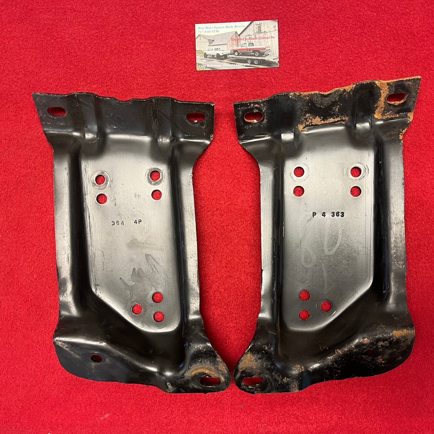 Brackets, C20 & C30 Engine Frame Side Perches / Brackets