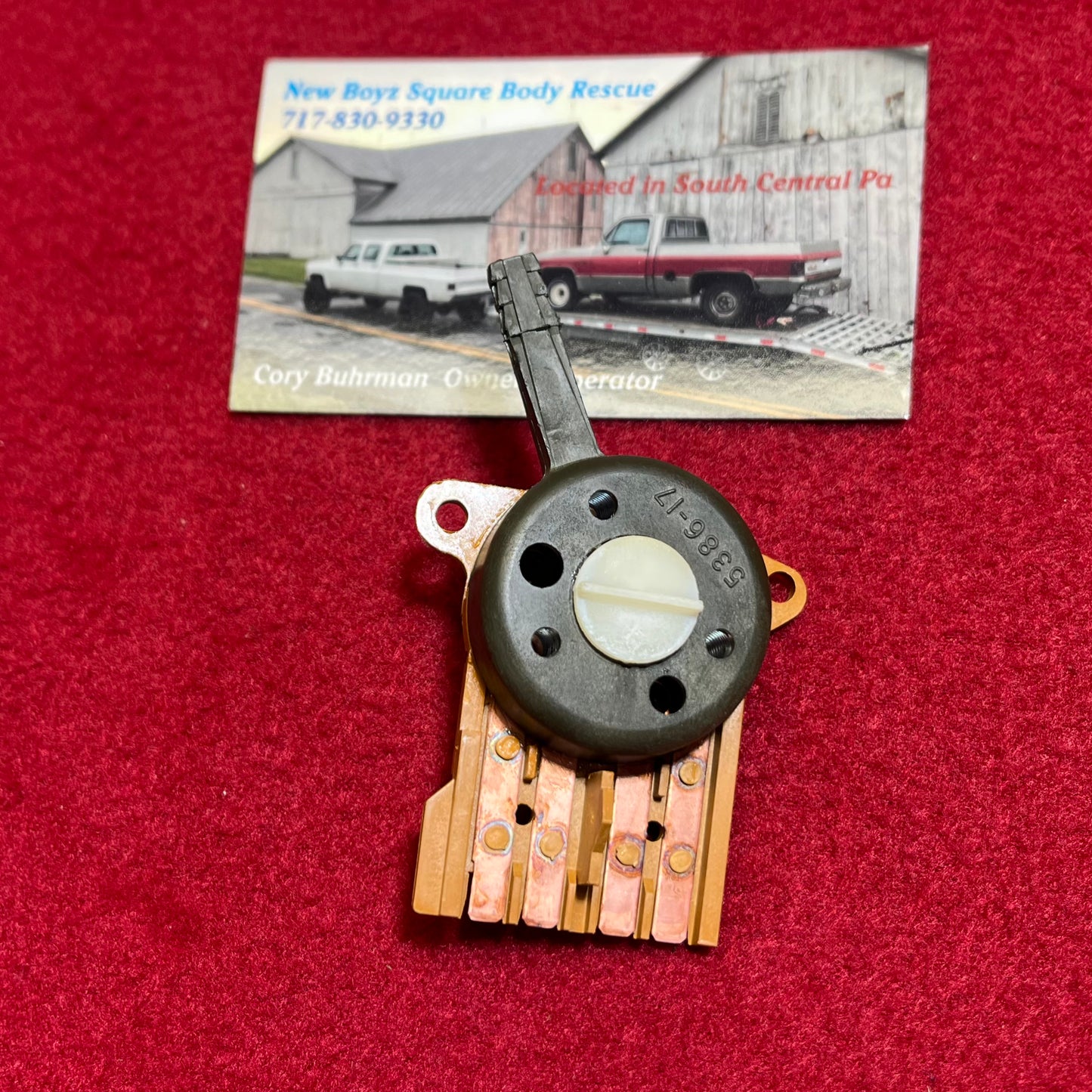 Switch, Blower Fan Switch 1983 (No Ball Detent) Part# 16015256