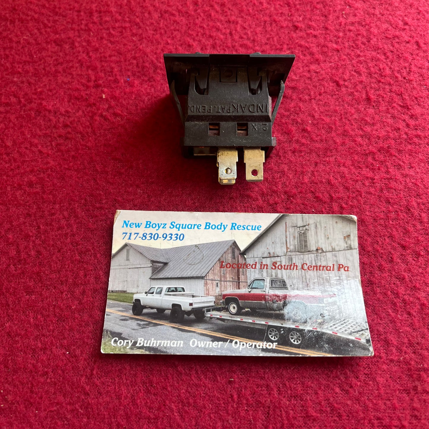 Switch, Rear Air Conditioning Auxiliary Control Switch Part# 14040842 (Suburban) ( AC A/C )