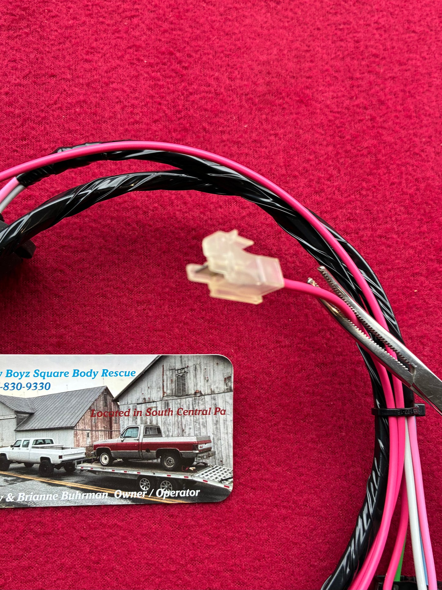 1: Harness, Dual Tank Switch Harness (Cab Side) 1979 - 1980 Manufactured Custom 1st Design