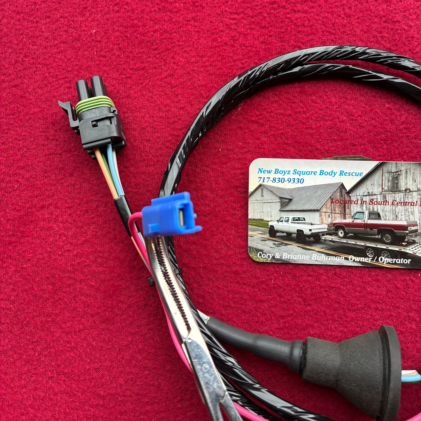 1: Harness, Dual Tank Switch Harness (Cab Side) 1974 - 1978 Manufactured Custom 1st Design