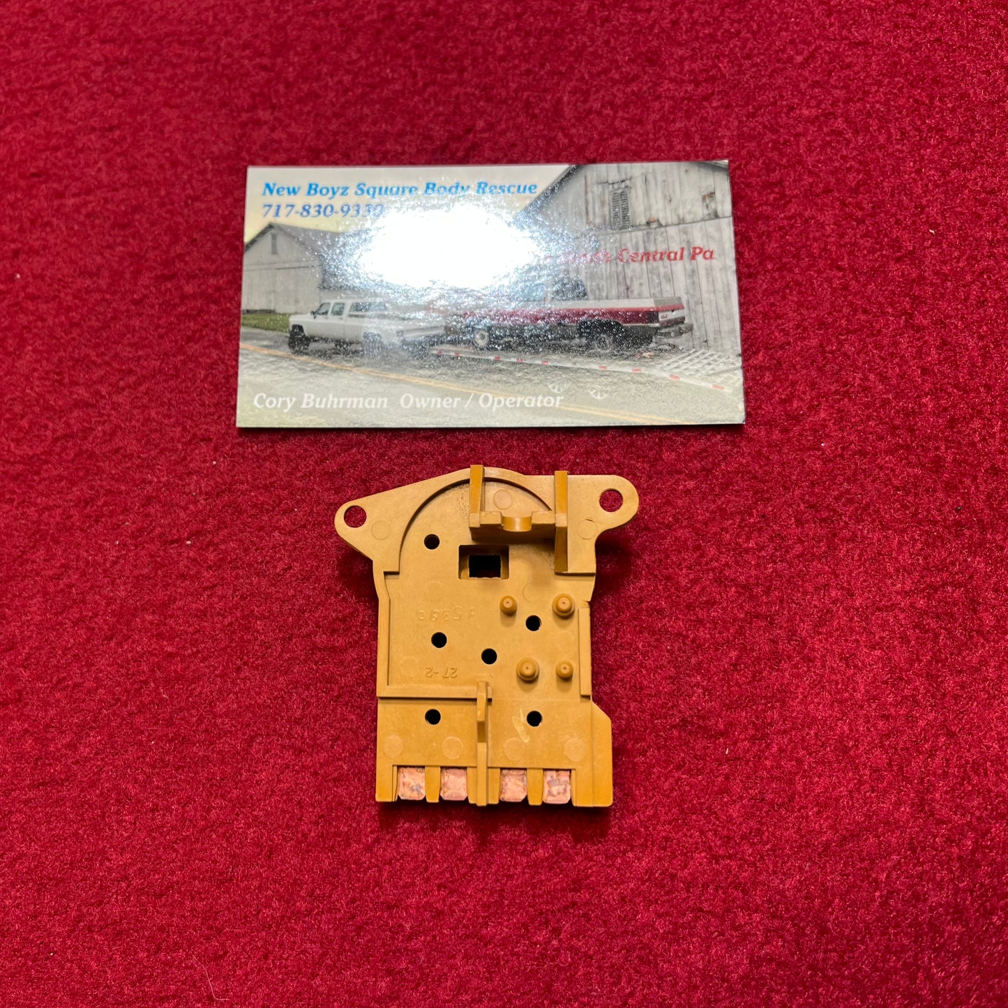 Switch Part, Blower Fan Switch Mount Circuit 1983 (No Ball Detent)