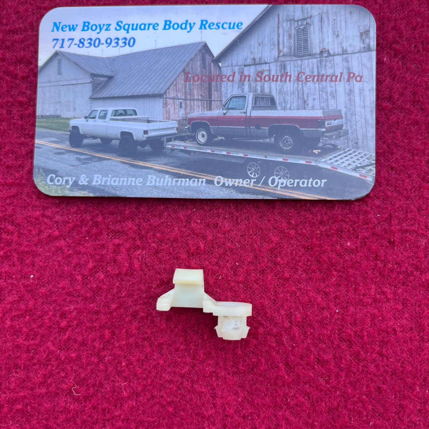 Clip, Door Rod Clip Plastic Part# 15545178
