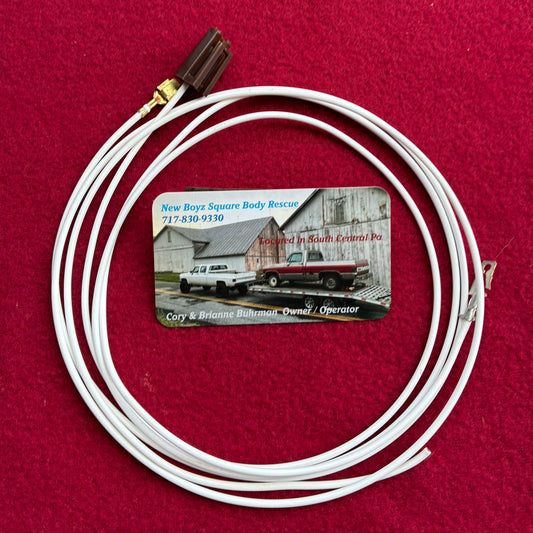 Harness, Tachometer Harness 1975 - 1986 Aftermarket Tachometer Bulkhead Pass Through Manufactured