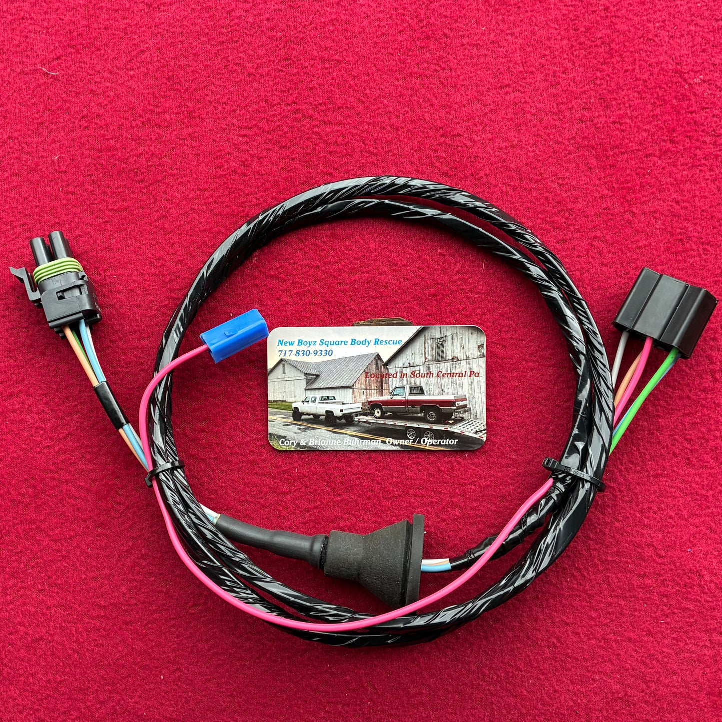 1: Harness, Dual Tank Switch Harness (Cab Side) 1974 - 1978 Manufactured Custom 1st Design