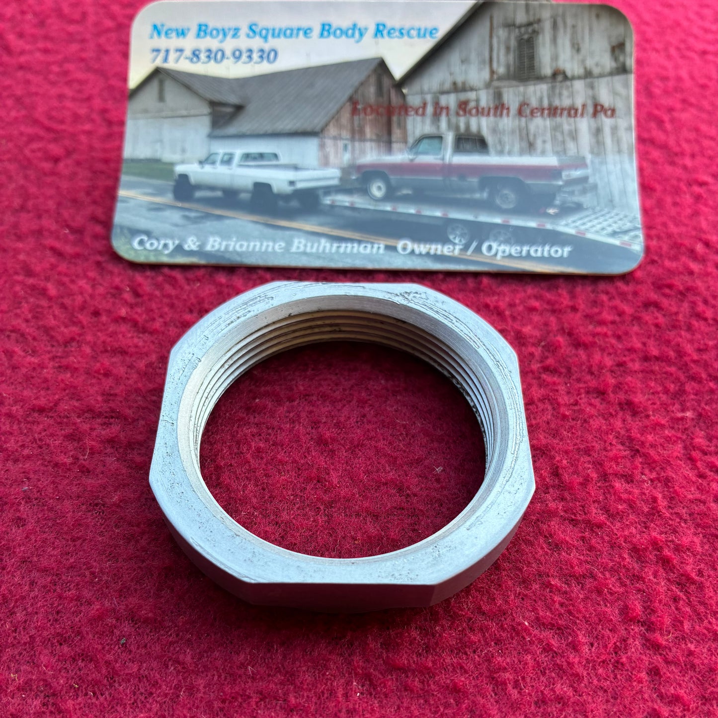 Nut, Hydro-Booster Mount Bracket Plate Nut Part# 360858 (Style B)