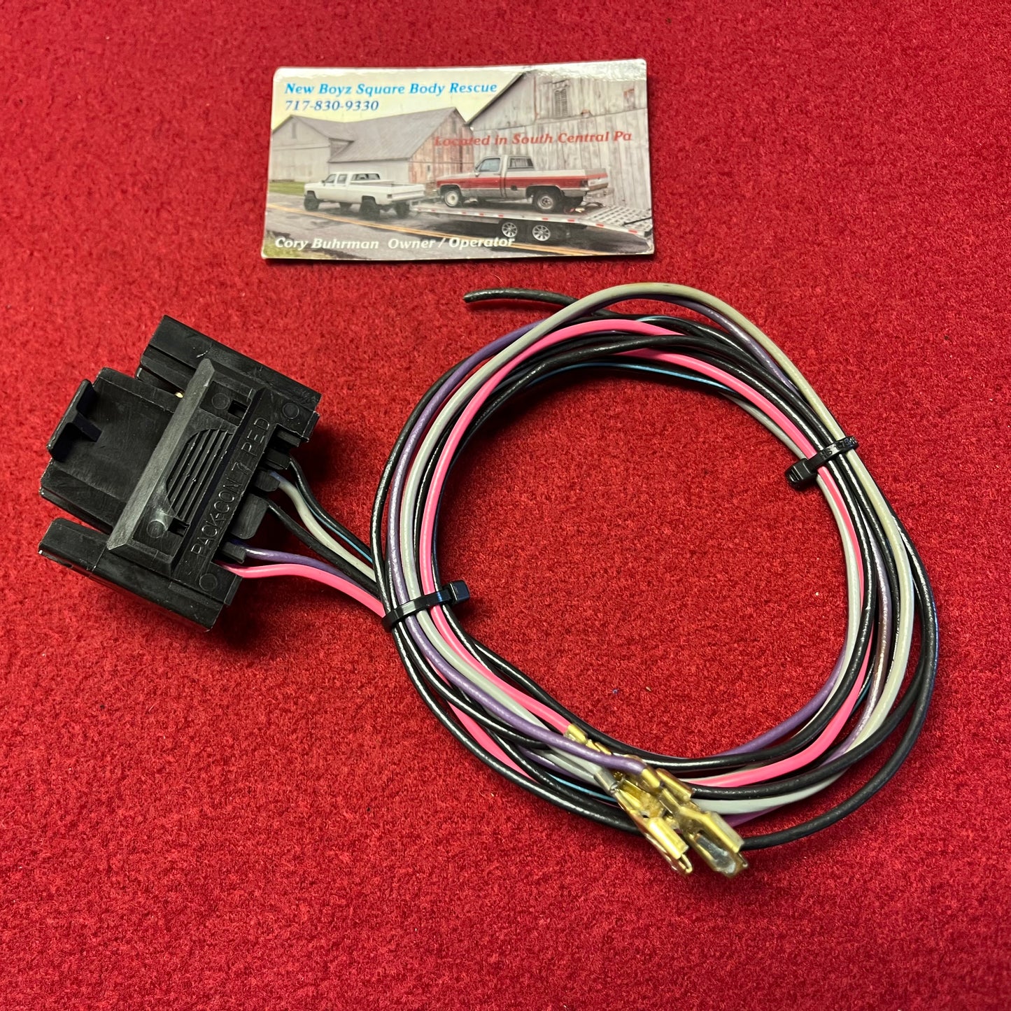 Lead, Windshield Wiper Motor Pigtail 1985 - 1988 (Pigtail)