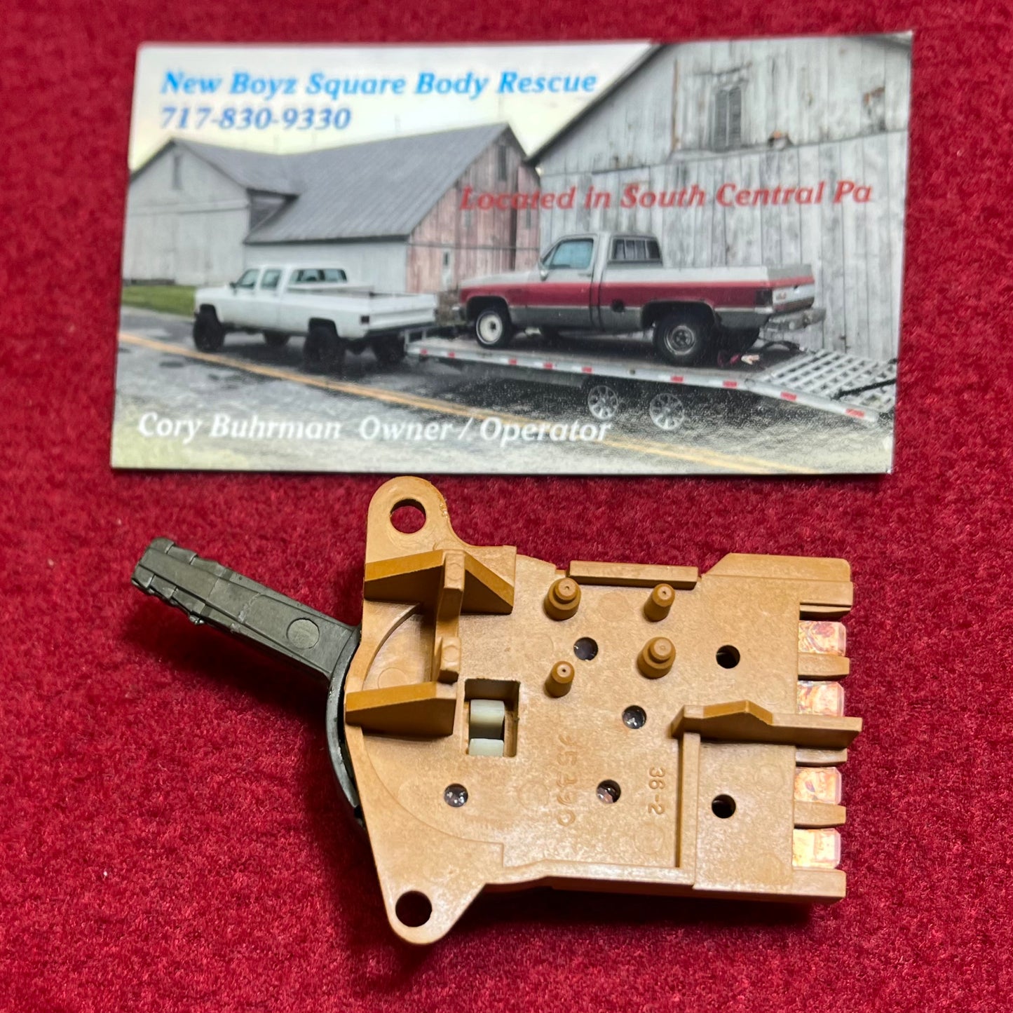 Switch, Blower Fan Switch 1983 (No Ball Detent) Part# 16015256