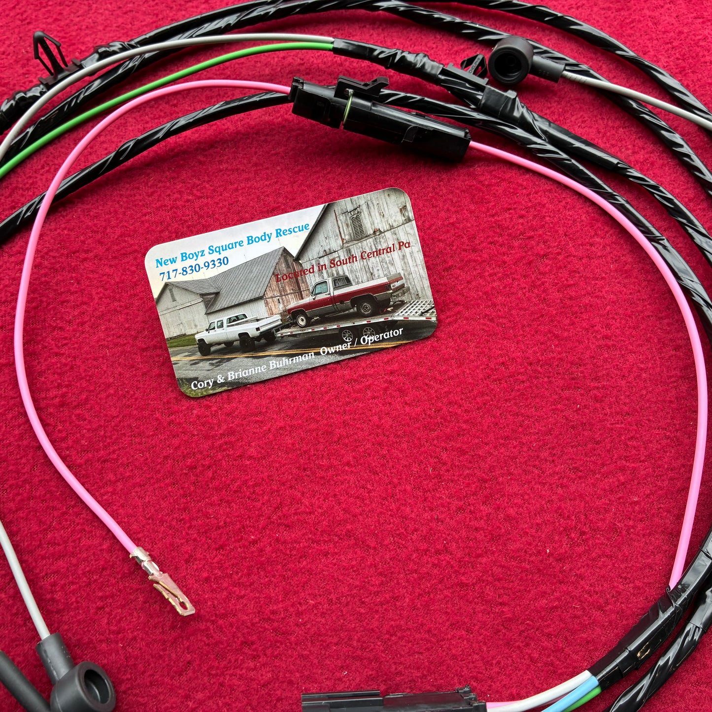 1: Harness, Dual Tank Harness Regular Cab 1979 - 1980 Single Post New Manufactured 1st Design Weather Pack Connector & Direct Bulkhead