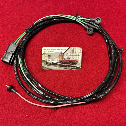 1: Harness, Dual Tank Selector Valve Harness Regular Cab Chassis Side 1979 - 1980 Single Post New Manufactured 1st Design Weather Pack Connector &  OE Fuel Sending Connector