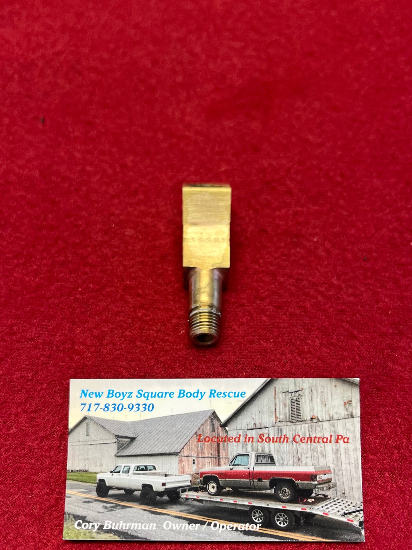 Fitting, Oil Pressure Gauge Fitting (1/8 NPT) Part# 401559