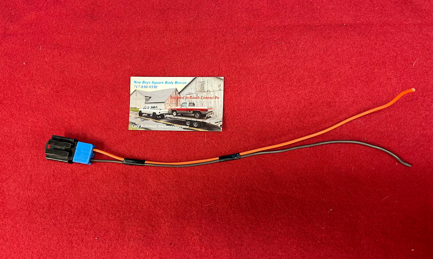 Pigtail, Radio Power Pigtail 18 Gauge Wire (OEM Style) 1990 - 1991