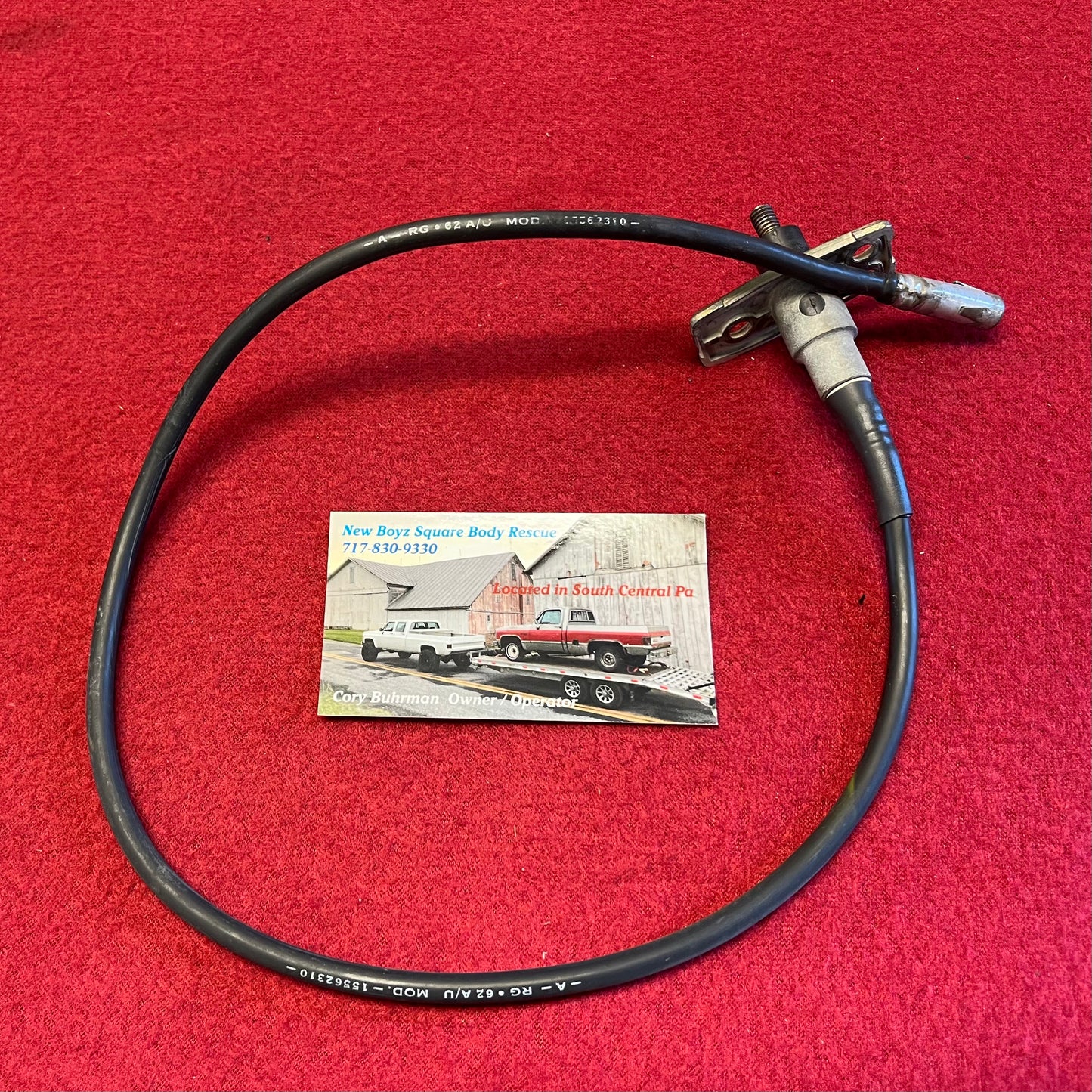 Cable, Radio Antenna Cable (Base) 1988-1991 Part# 15562310 (Fender Mounted)