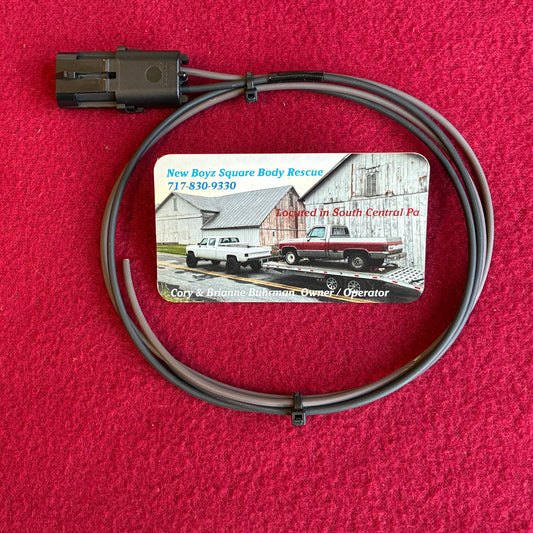 T: Lead, Tailgate Light Wire Harness Power / Ground Lead (1 Ton) (Weather Pack)