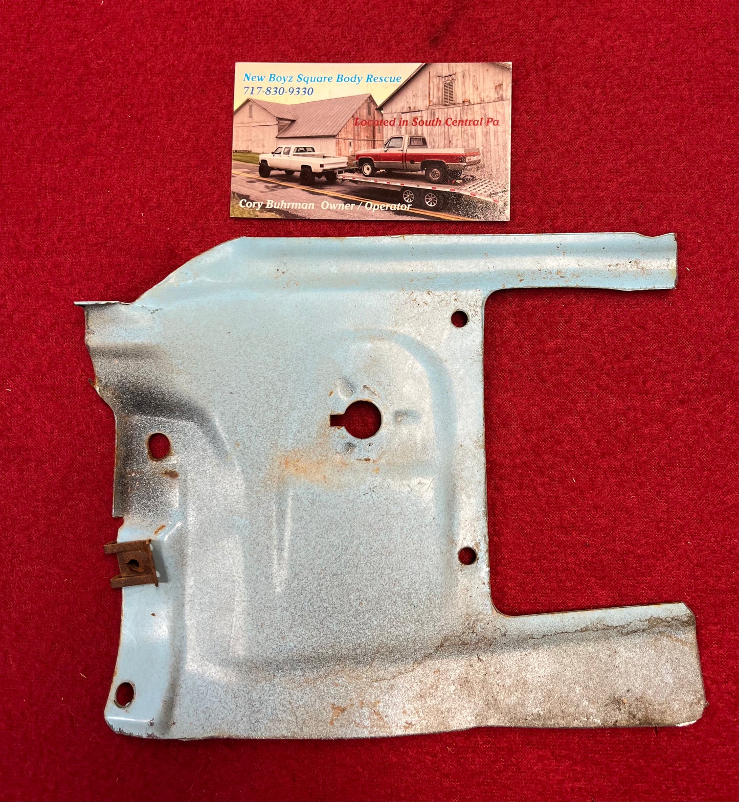Switch Patch Panel, Headlight Switch Mount Area 1984 - 1991