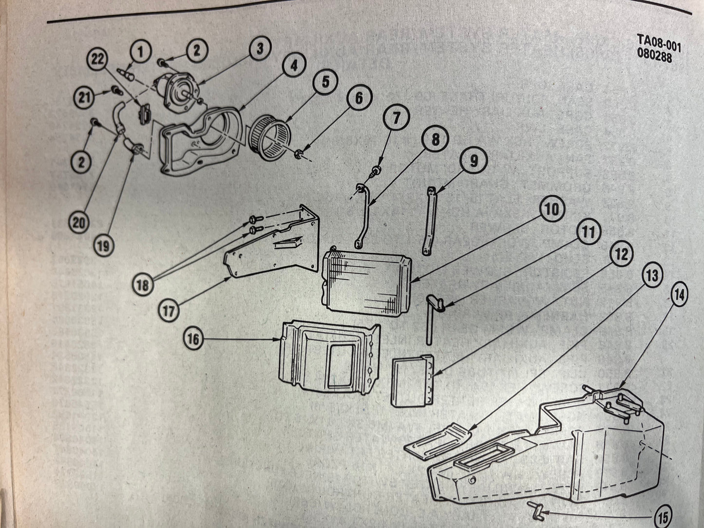 Case, Heater Blower Motor Case (Heater Box)