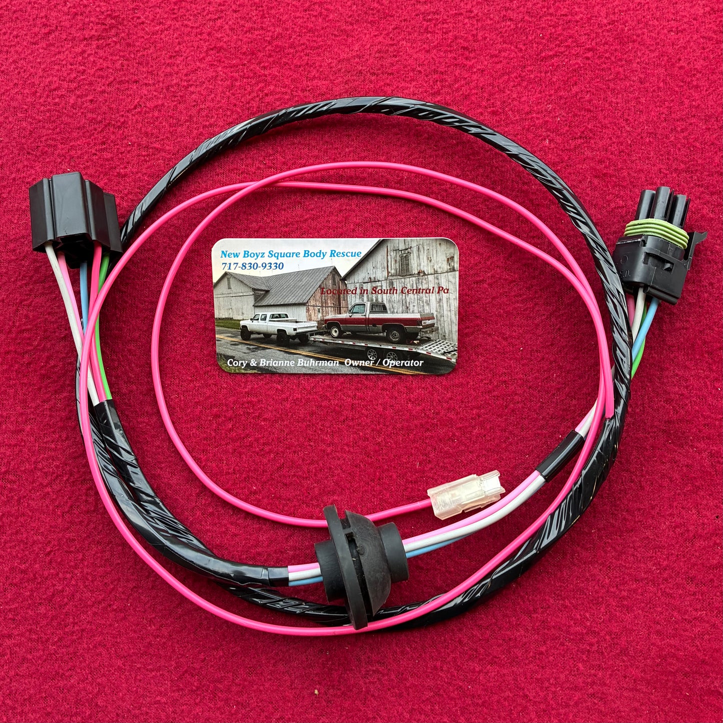 1: Harness, Dual Tank Switch Harness (Cab Side) 1979 - 1980 Manufactured Custom 1st Design