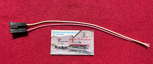 Pigtail, Windshield Wiper Motor Washer Pump Pigtail 1978-1984