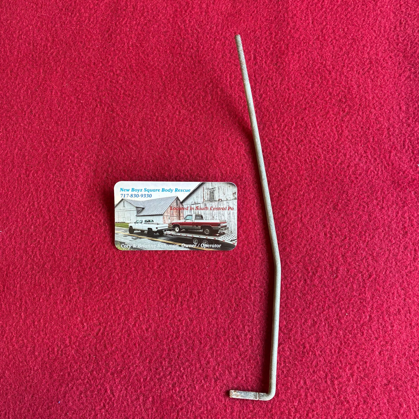 Rod, Lock Rod RH Power Part# 458054 (Plastic Clip Design)