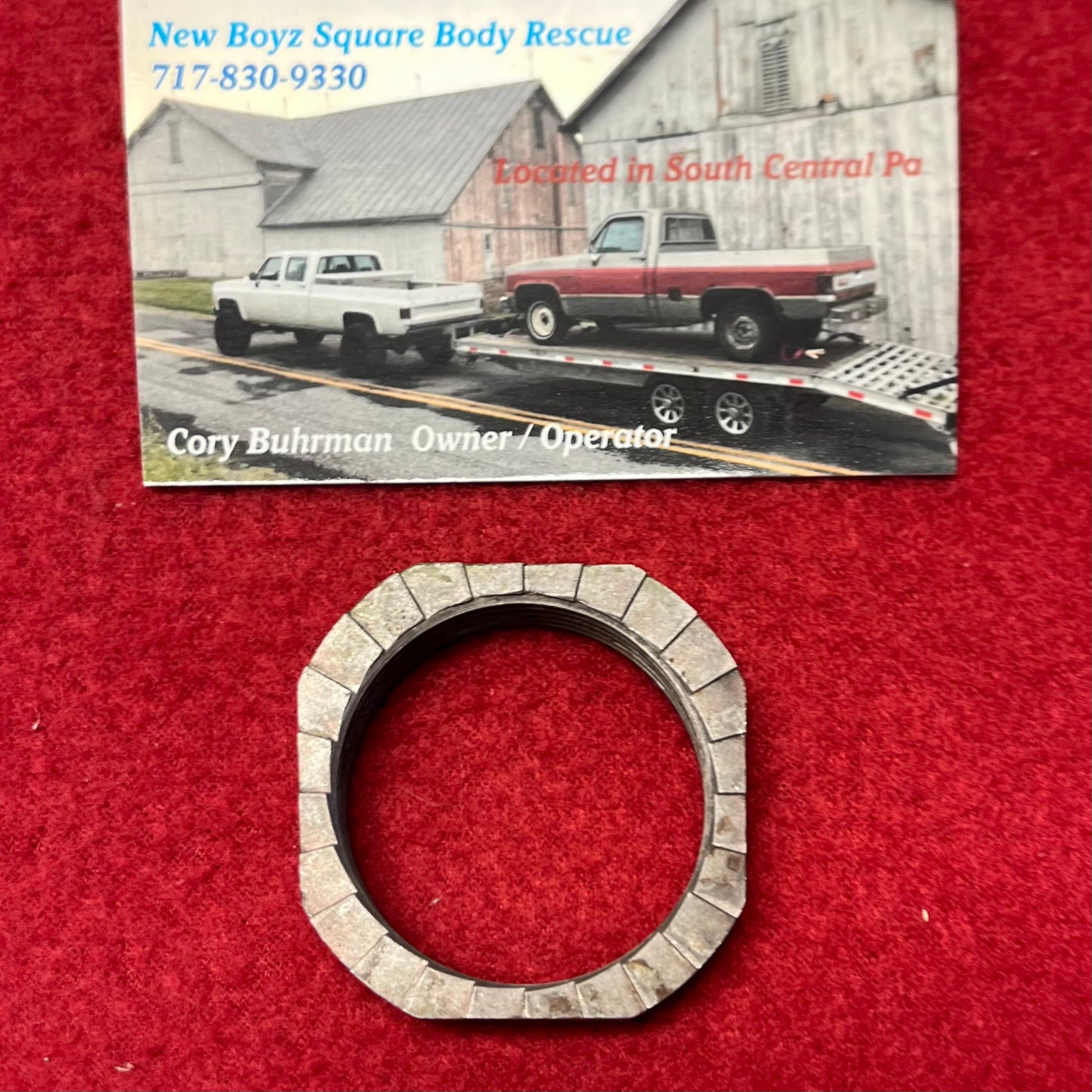 Nut, Hydro-Booster Mount Bracket Plate Nut Part# 360858