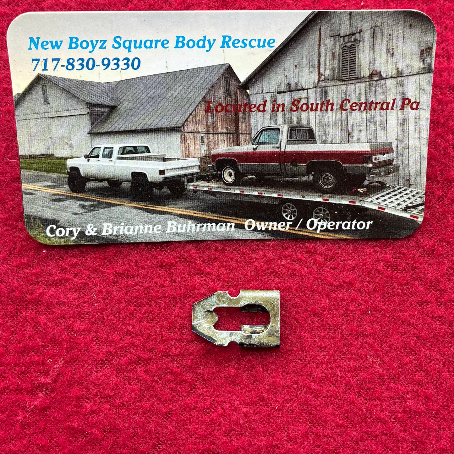 Clip, Door Latch Rod Clip OE Style Part# 3905674