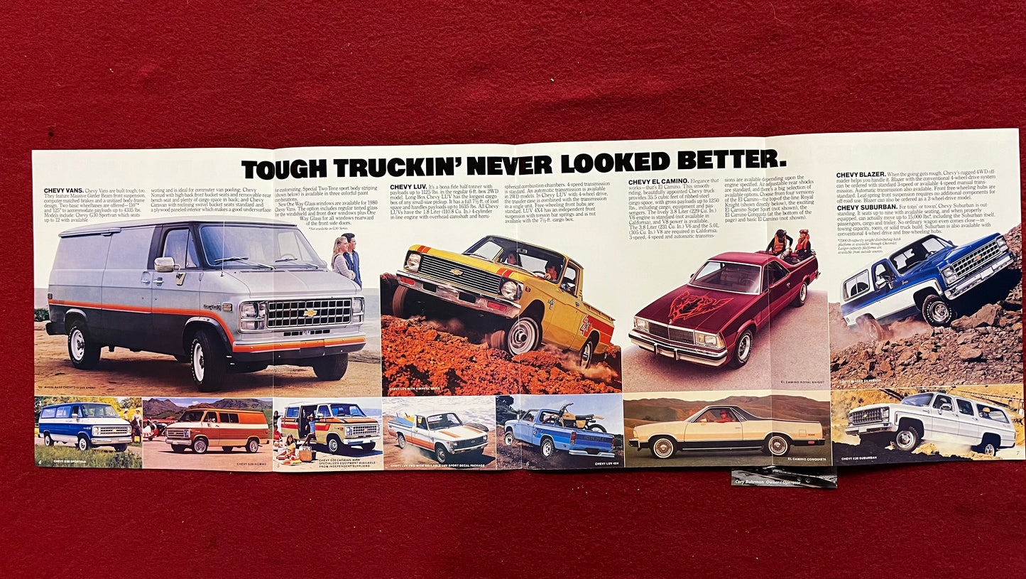 Brochure, 1980 Chevy Trucks Dealership Brochure New Boyz Squarebody