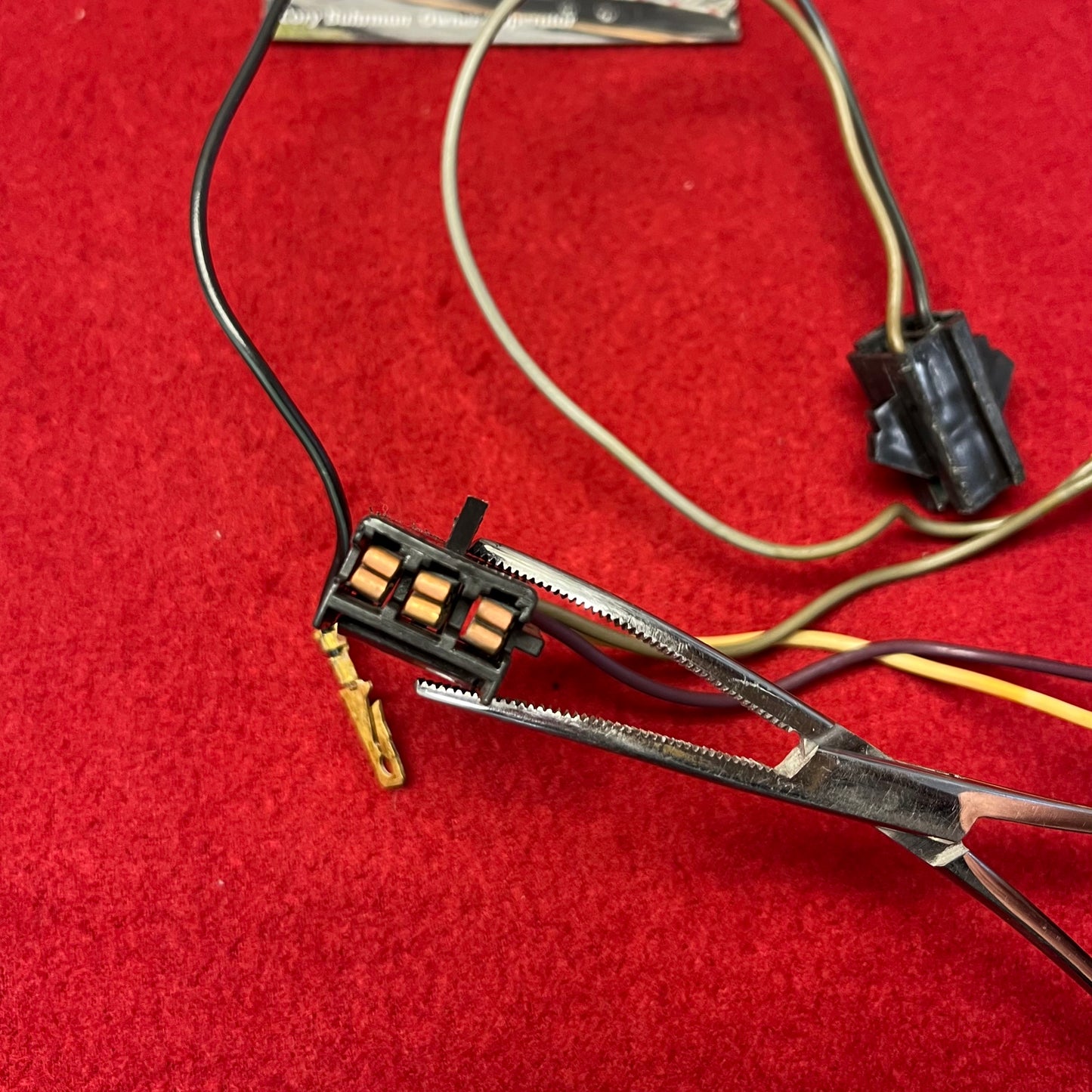 Lead, Windshield Wiper Motor 1985 - 1988 (Pigtail)