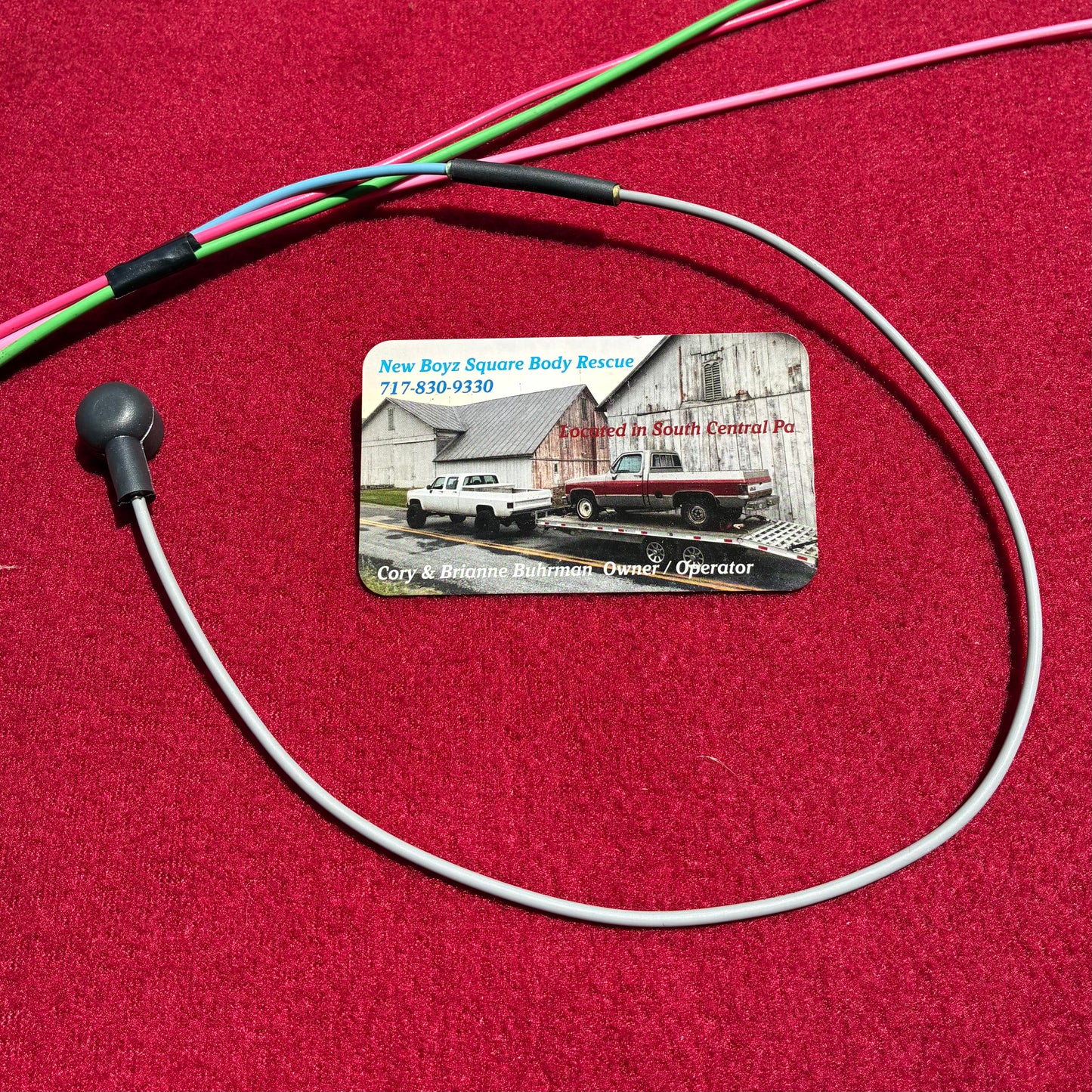 1: Harness, Dual Tank Selector Valve Harness Regular Cab Chassis Side 1976 - 1980 Single Post New Manufactured 1st Design