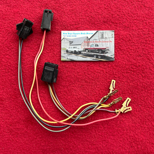 Lead, Windshield Wiper Motor 1978-1984 (Pigtail) 1981- 1984 Color Correct