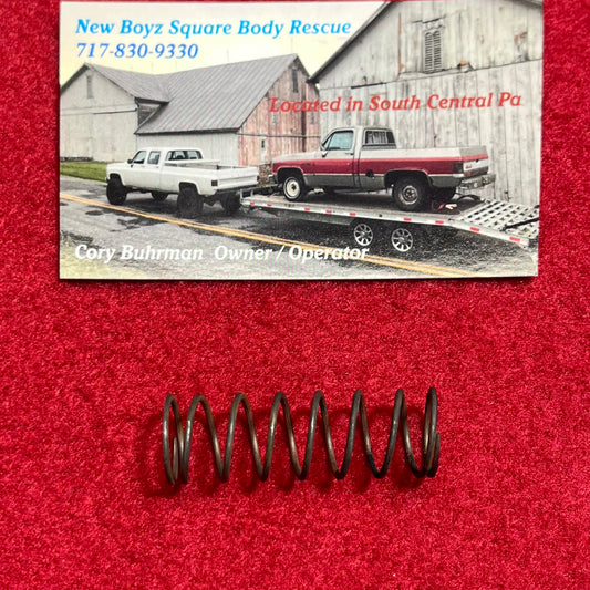 Spring, Power Steering Pump Flow Control Valve Spring Part# 5688037