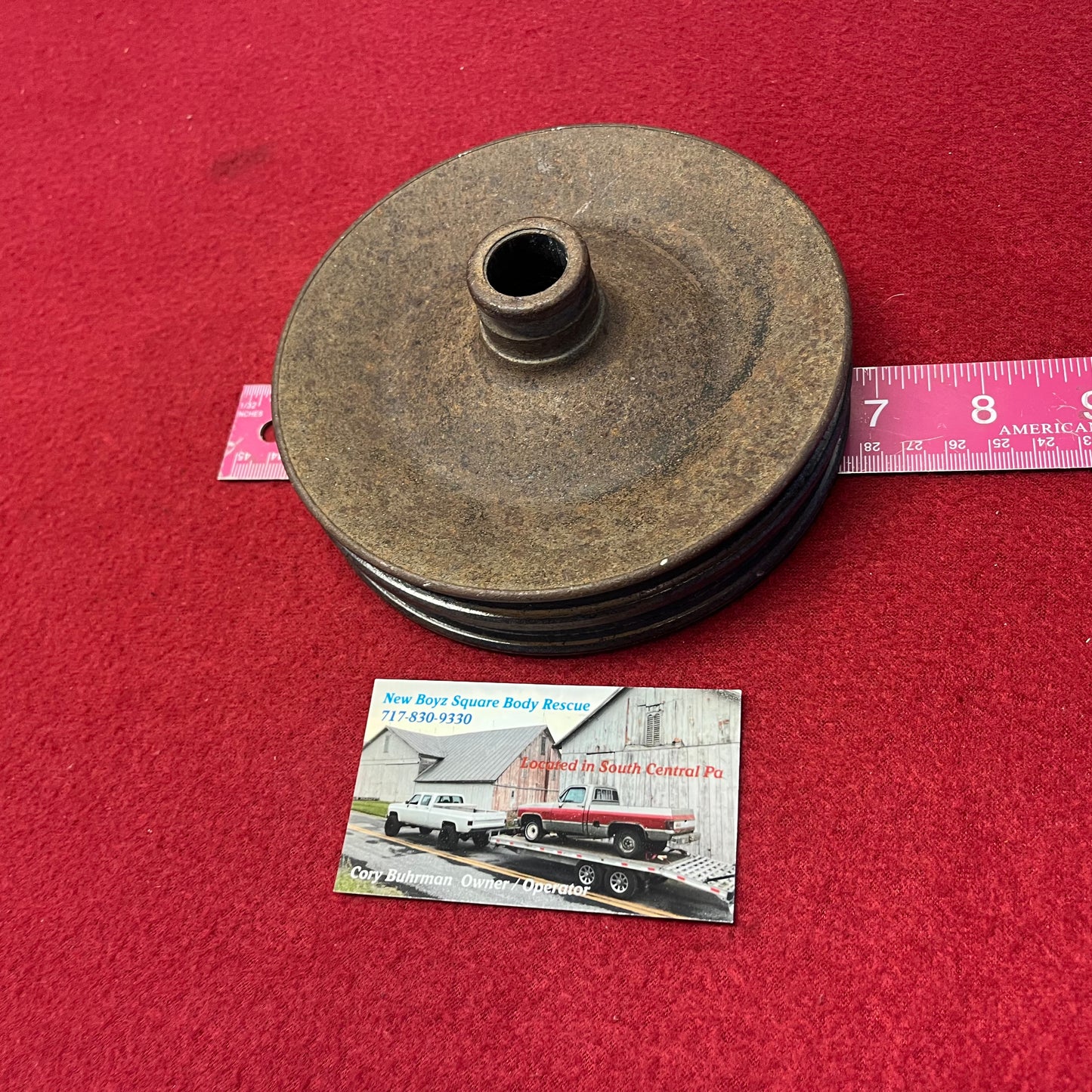 Pulley, Power Steering Pulley 5.75” Double V Groove Part# 14084343 or 14023174 DC