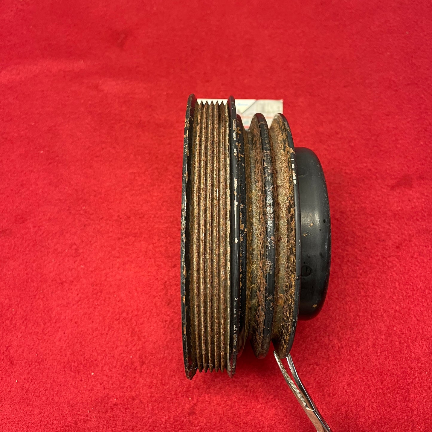 BBC Pulley, 3 Groove Crank Pulley Part# 14087537 A/C Big Block Chevy