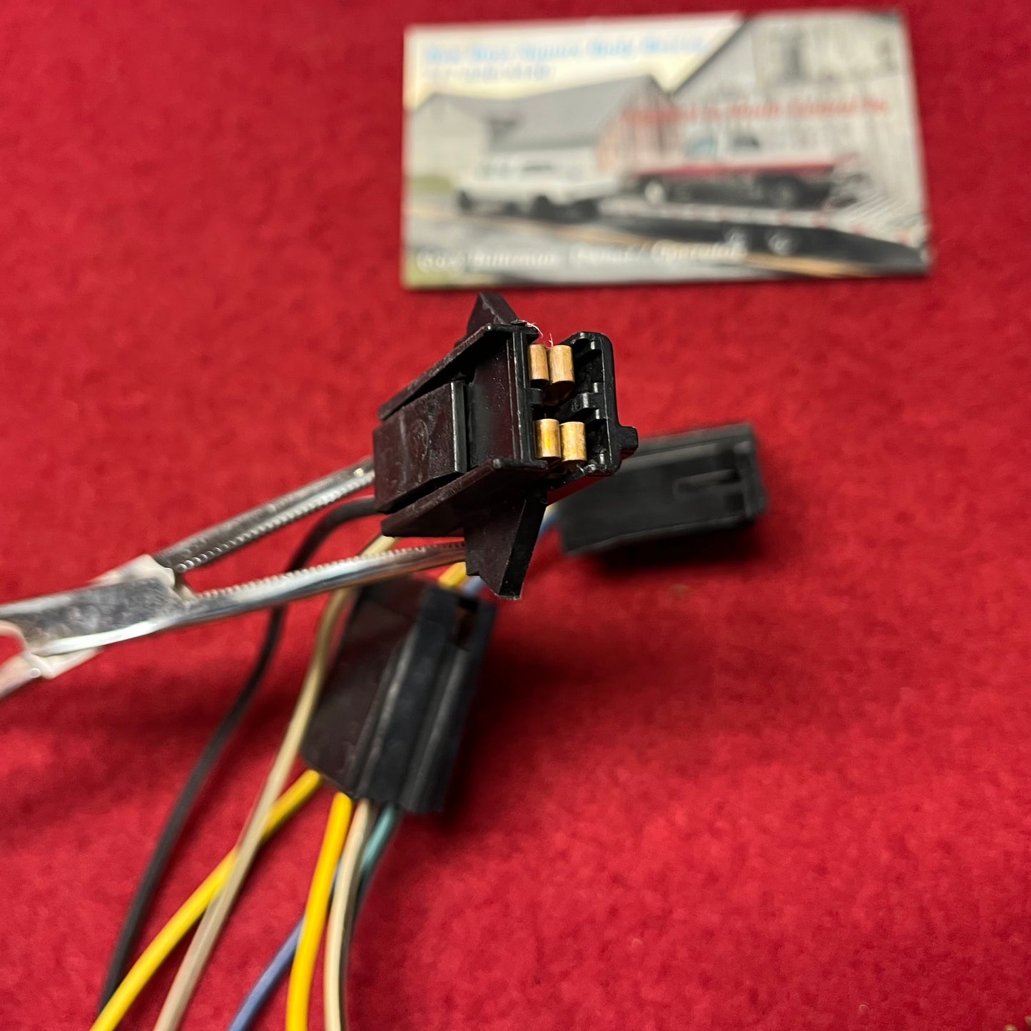 Lead, Windshield Wiper Motor 1978-1984 (Pigtail) 1978 - 1980 Color Correct
