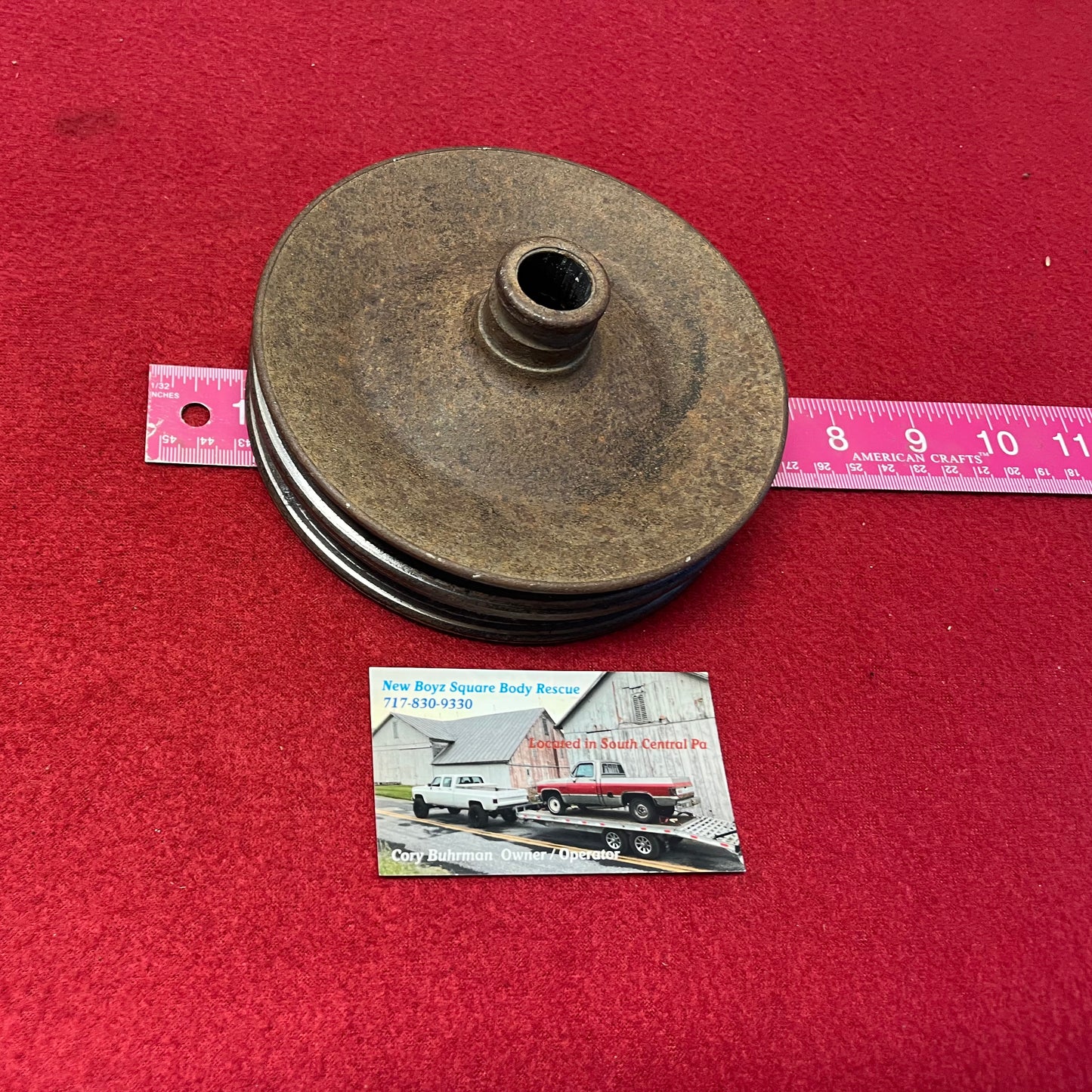 Pulley, Power Steering Pulley 5.75” Double V Groove Part# 14084343 or 14023174 DC