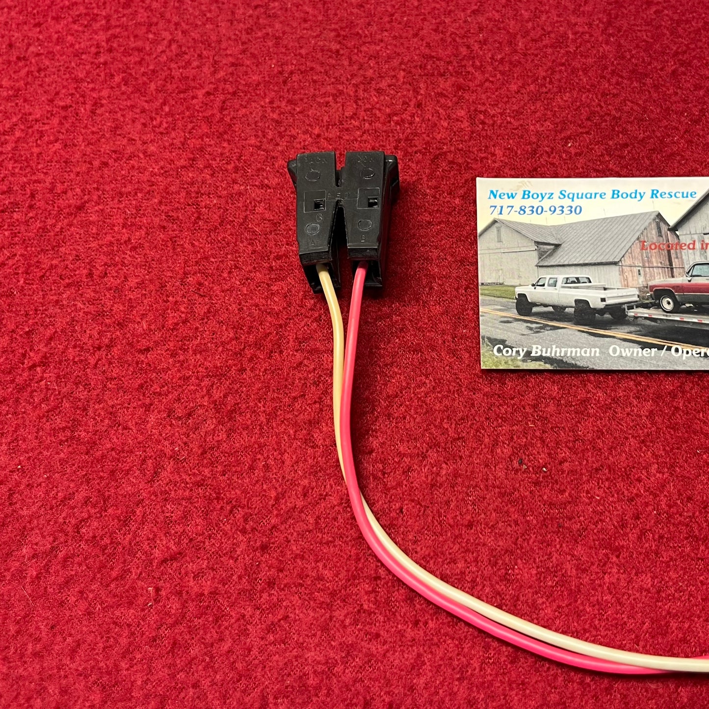 Pigtail, Windshield Wiper Motor Washer Pump Pigtail 1978-1984