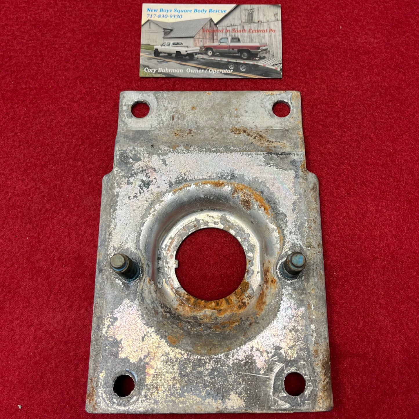 Plate, Hydro-Booster Mount Bracket Plate Part# 14009748
