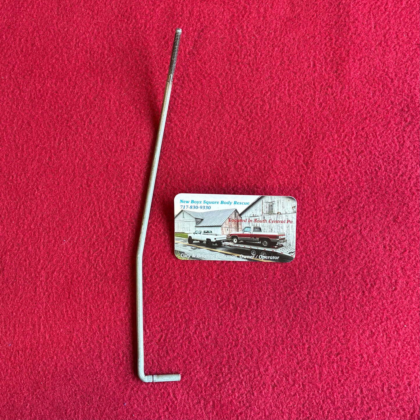 Rod, Lock Rod LH Power Part# 458053 (Plastic Clip Design)