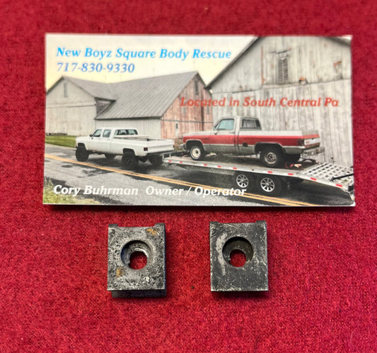 Clip Set, Radiator Fan Shroud U Clip 1/4”-20 Screw