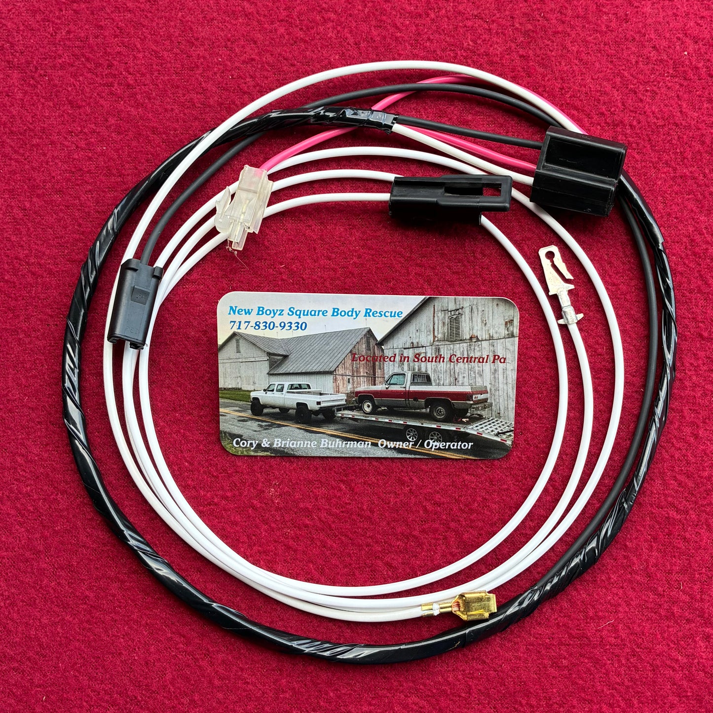 Harness, Tachometer Harness 1987 - 1991 OEM Tachometer Bulkhead Pass Through Manufactured