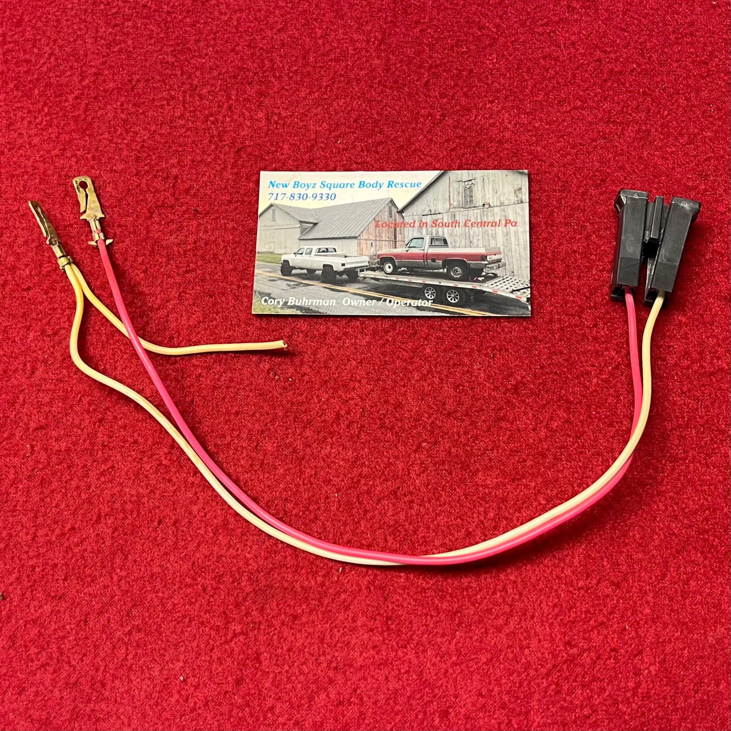 Pigtail, Windshield Wiper Motor Washer Pump Pigtail 1978-1984