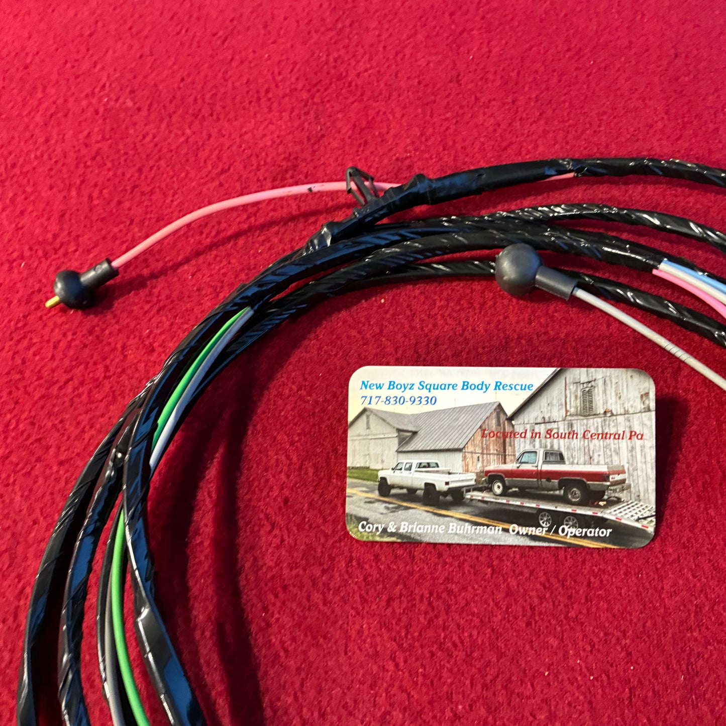 1: Harness, Dual Tank Selector Valve Harness Regular Cab Chassis Side 1979 - 1980 Single Post New Manufactured 1st Design Weather Pack Connector &  OE Fuel Sending Connector