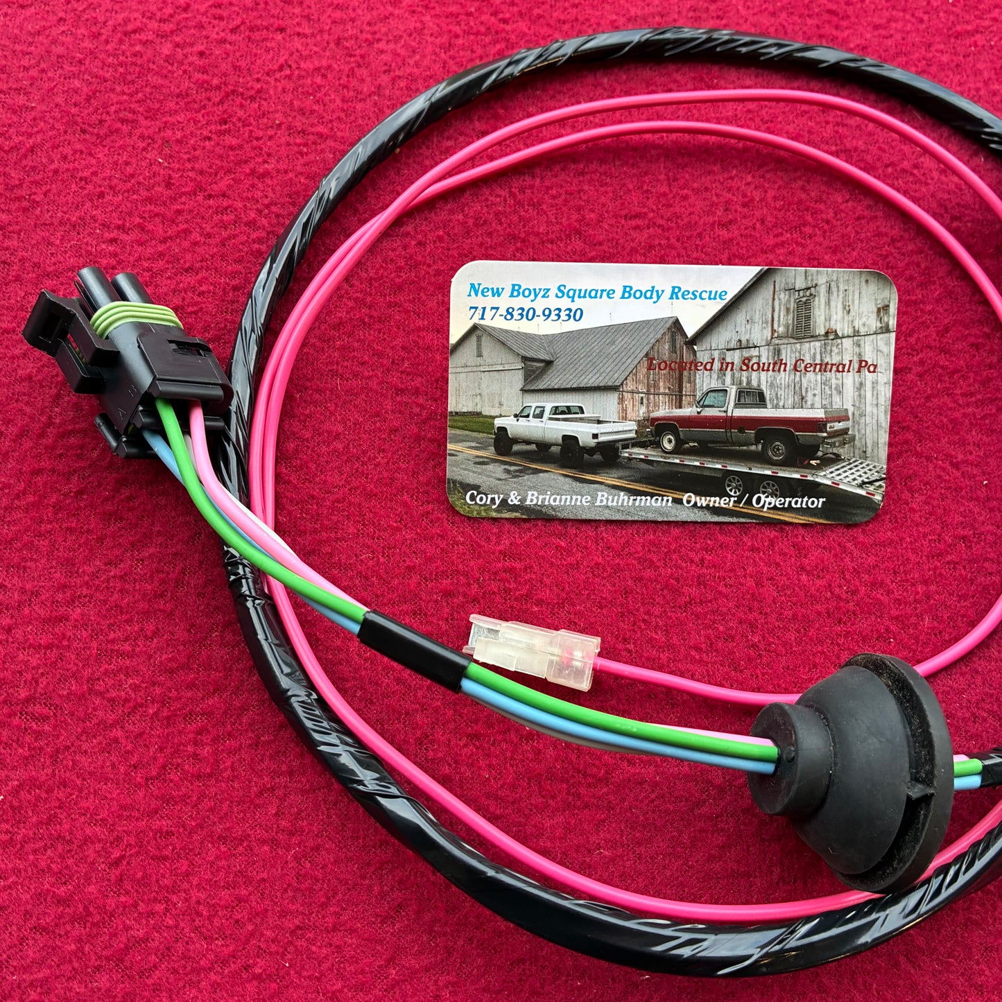 1: Harness, Dual Tank Switch Harness (Cab Side) 1979 - 1980 Manufactured Custom 1st Design