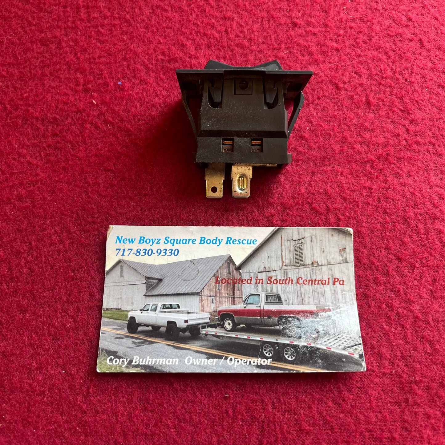 Switch, Rear Air Conditioning Auxiliary Control Switch Part# 14040842 (Suburban) ( AC A/C )