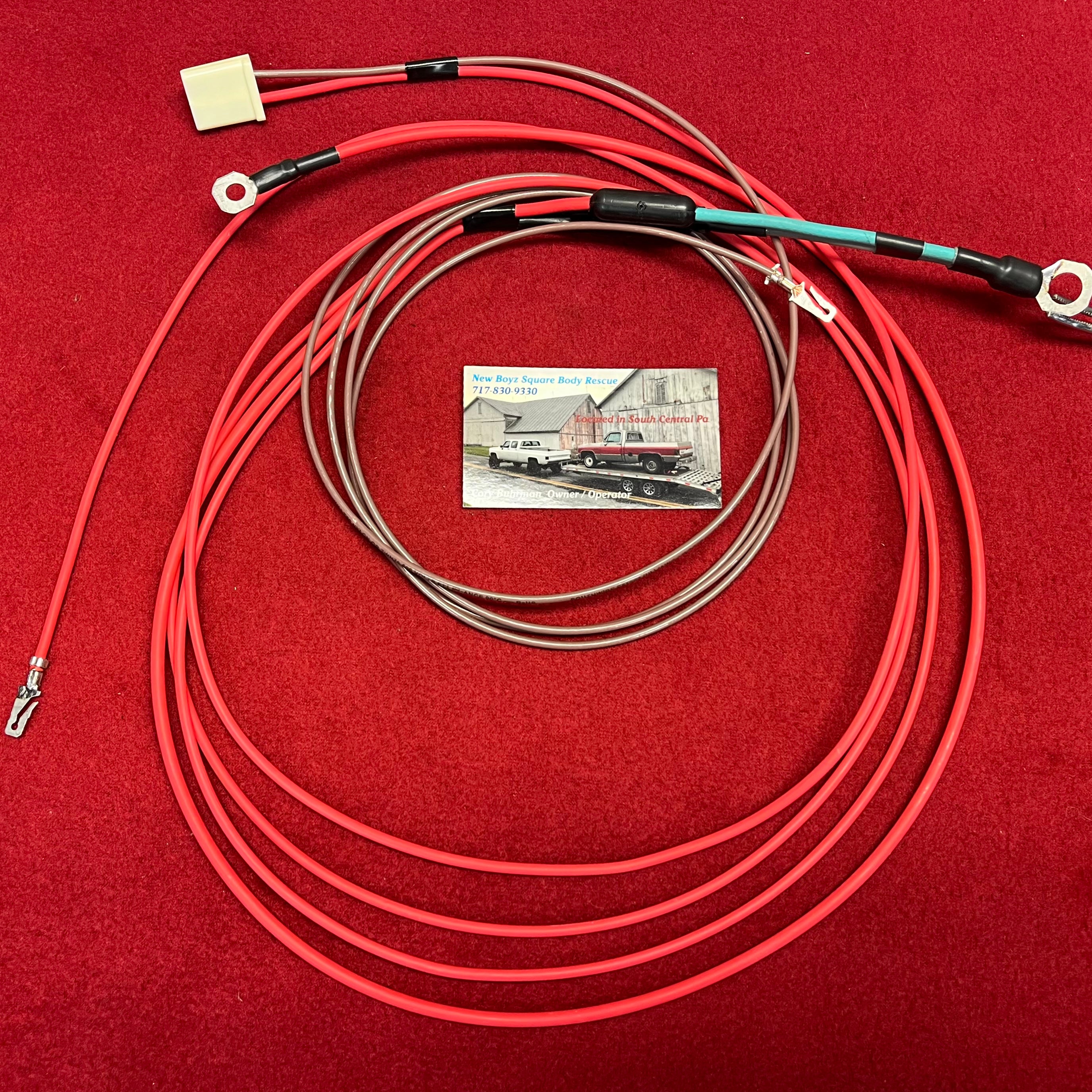Power Module Starter Lead Lead M, Charging - Starter System Harness Lead Alternator Plug - Bulkh ...