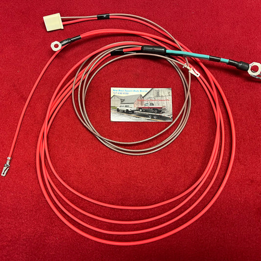 Lead M, Charging - Starter System Harness Lead Alternator Plug - Bulkhead - Junction Block - Starter (New Manufactured) (Long Run 1981 - 1986)