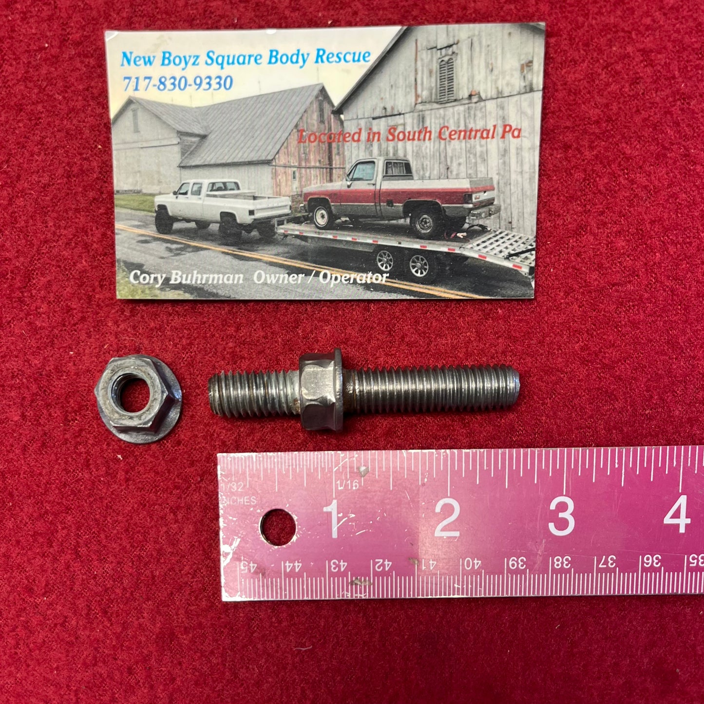 Stud, Engine Related Stud 3/8x16x2 5/8”