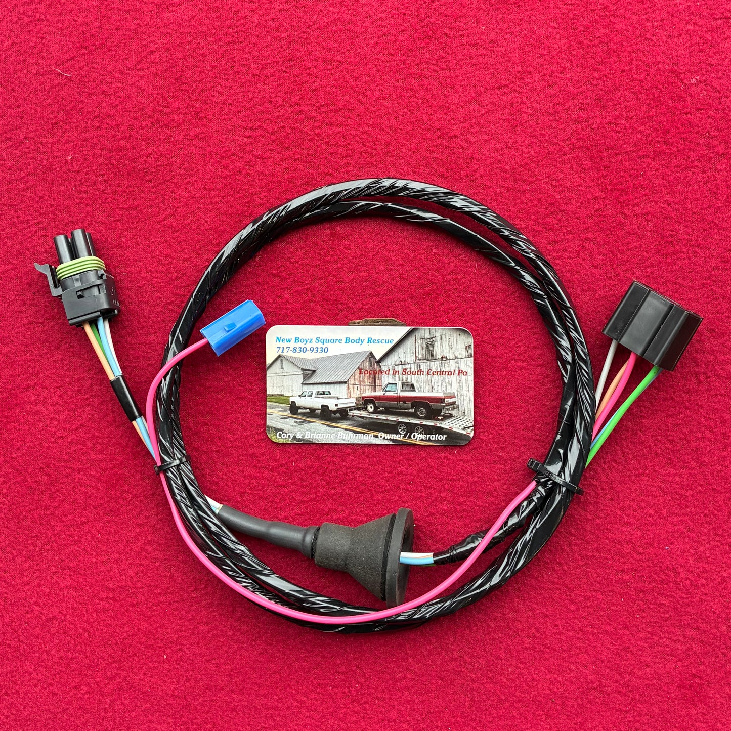 1: Harness, Dual Tank Switch Harness (Cab Side) 1974 - 1978 Manufactured Custom 1st Design