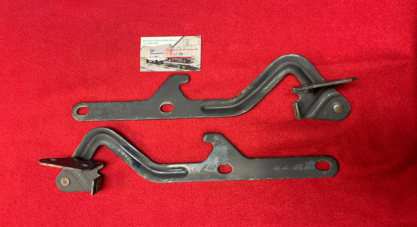 Hinge set, RH & LH 1981-1991 Hood Hinges