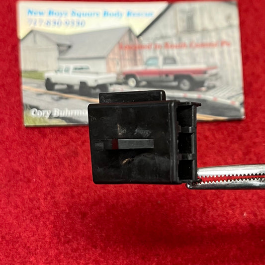 Connector, Windshield Wiper Motor Power Connector 1978-1991