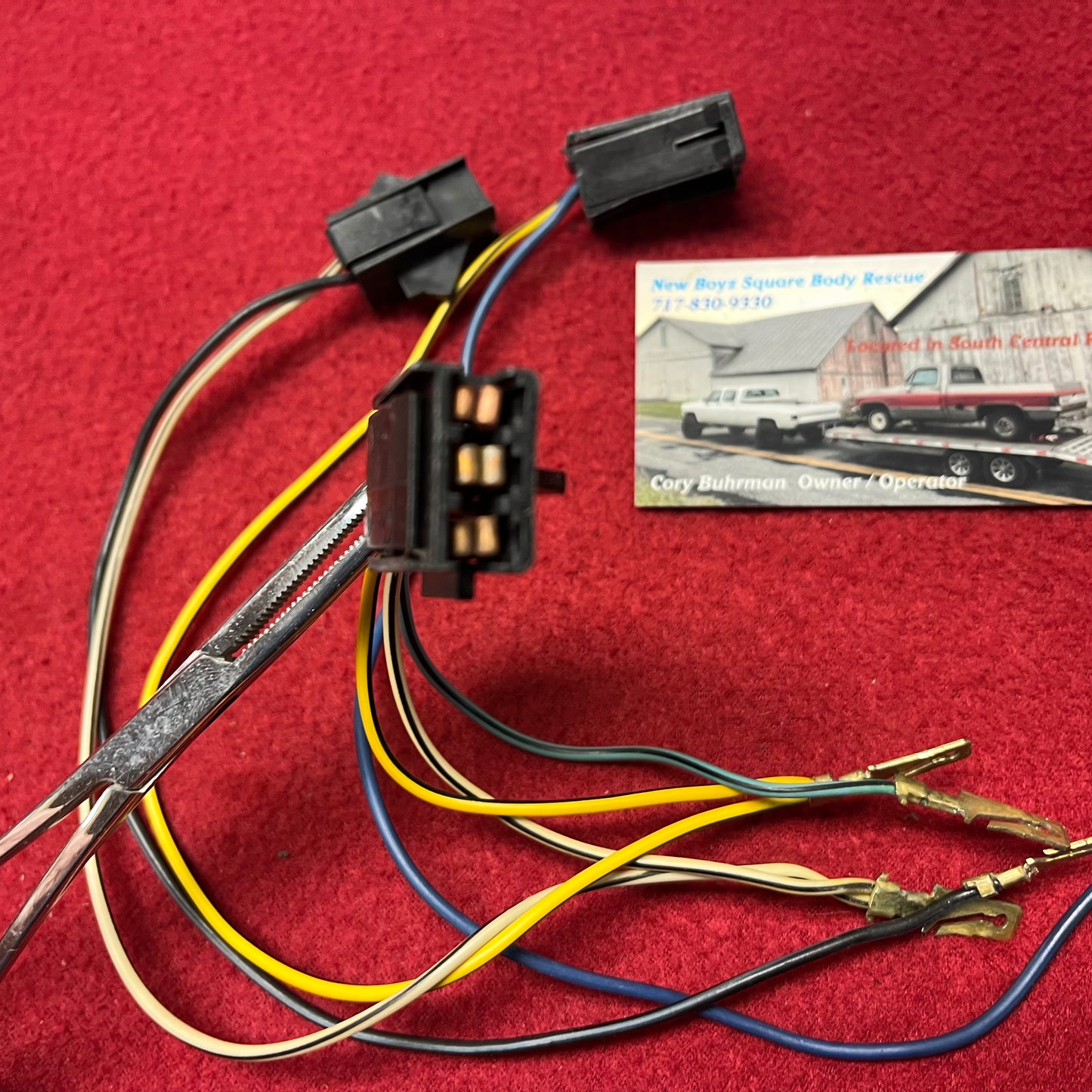 Lead, Windshield Wiper Motor 1978-1984 (Pigtail) 1978 - 1980 Color Correct